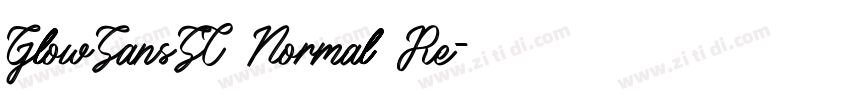 GlowSansSC Normal Re字体转换